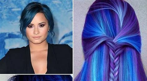 This vibrant electric purple creates a highlighted effect on darker hair and outrageous color on bleached or chemically treated hair. Is there permanent blue hair dye? Where can you find or ...