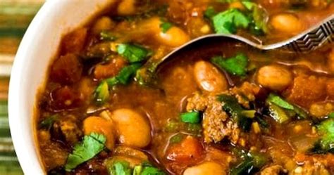 To soak beans quickly, rinse the beans in a colander and then pour them into a pot. Kalyn's Kitchen®: Pressure Cooker (or Stovetop) Pinto Bean and Ground Beef Stew with Cumin and ...