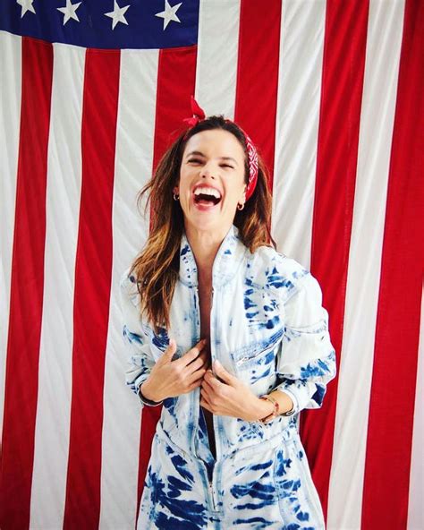 alessandra ambrosio shows her tits in a patriotic photoshoot the fappening