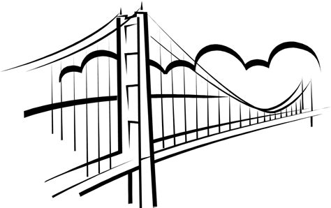 Simple Bridge Clipart