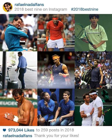 Rafas Best 2018 Instagram Posts Rafael Nadal Fans