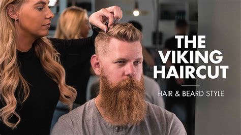 This hairstyle can be best described as a blend of short and long hair, shaved and thick or long hair, or each the above. The Viking Haircut - Short Hair for Men with Beard - YouTube