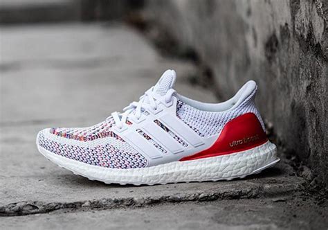 And while the brand still borrow. adidas Ultra Boost White Multicolor Red - Sneaker Bar Detroit