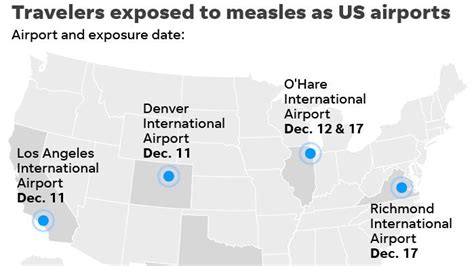 Measles Outbreak 2019 Chicago Texas Virginia Travelers Warned