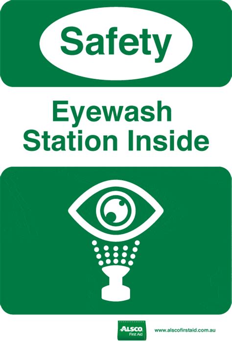 Free Printable Eye Wash Station Sign Free Printable Templates