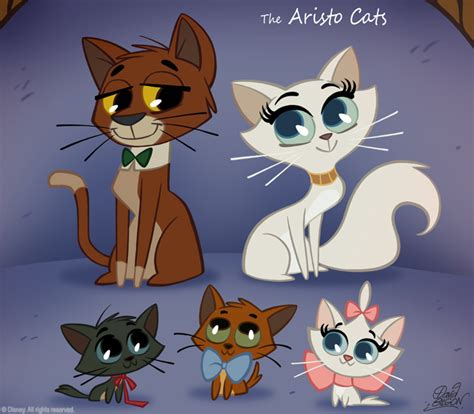 The Aristocats Chibi Walt Disney Characters Fan Art