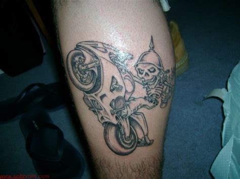 Motoblogn The I Want A Skeleton Riding A Motorcycle Tattoo Gallery 2