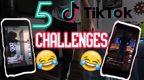 5 Tiktok Challenges Funny Youtube