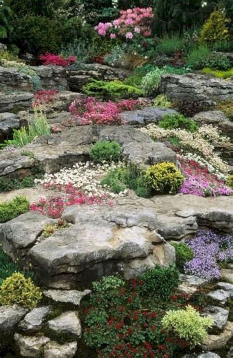 Simple Rock Garden Decor Ideas For Front And Back Yard 59 Rock Garden