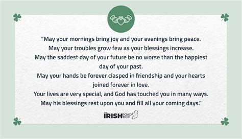 18 Irish Wedding Blessings Prayers Theyll Love