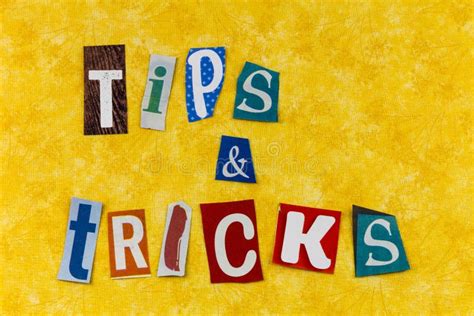 Tips Tricks Helpful Idea Solution Information Suggestion Help Education