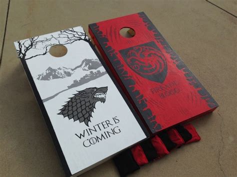 Game Of Thrones Custom Painted Cornhole Boards W Bags