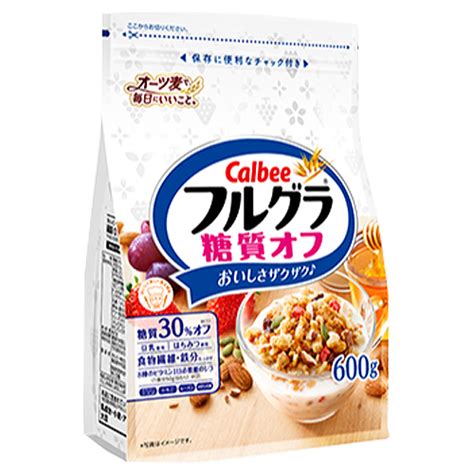 【楽天市場】カルビー フルグラ 糖質オフ（600g）×6個×2セット：紀州和歌山てんこもり