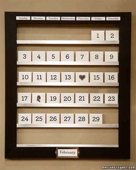 Reusable Tile Calendar Diy Calendar Calendar Desk Organization