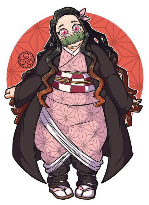 Chubby Nezuko By Ozvald Turtlerock On Deviantart