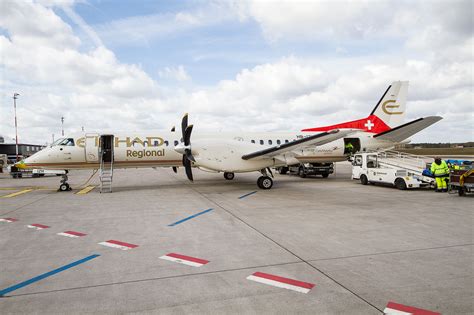 Maybe you would like to learn more about one of these? airberlin/Etihad Regional Inaugural - On a Saab 2000 ...