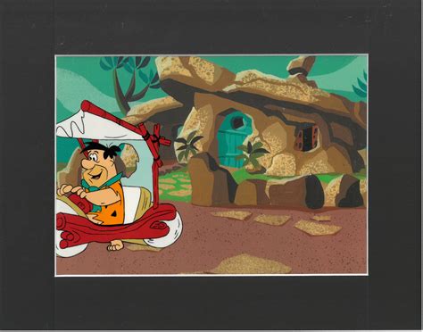 Fred Flintstone Original Production Cel Property Room