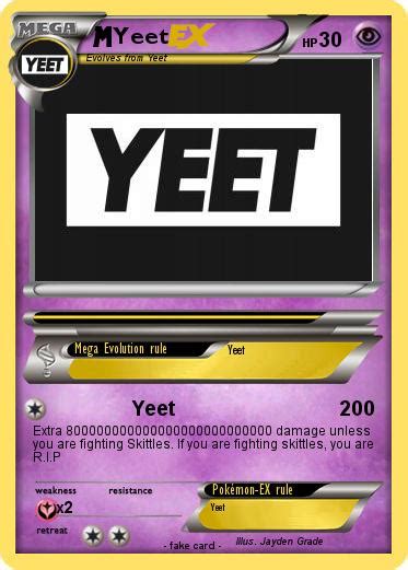 Pokémon Yeet 29 29 Yeet My Pokemon Card
