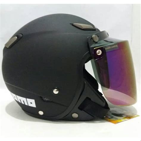 Dari banyaknya merek helm yang menawarkan berbagai kelebihan, sobat mesinmotor bisa mencoba. Harga Helm Bogo Kaca Datar Shopee / HELM BOGO RETRO SNI ...