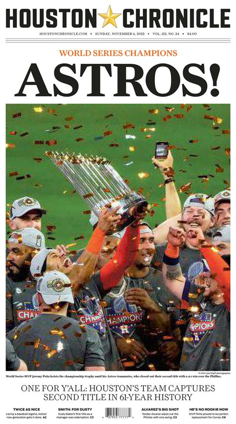Astros World Series How To Buy Copies Of Houston Chronicle