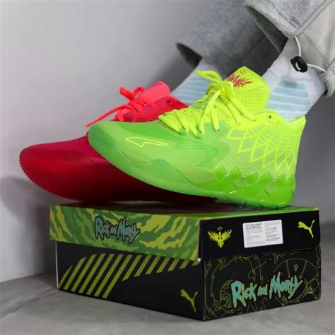 2022 new original lamelo ball shoes mb1 rick and morty mid top actual combat shock absorbing