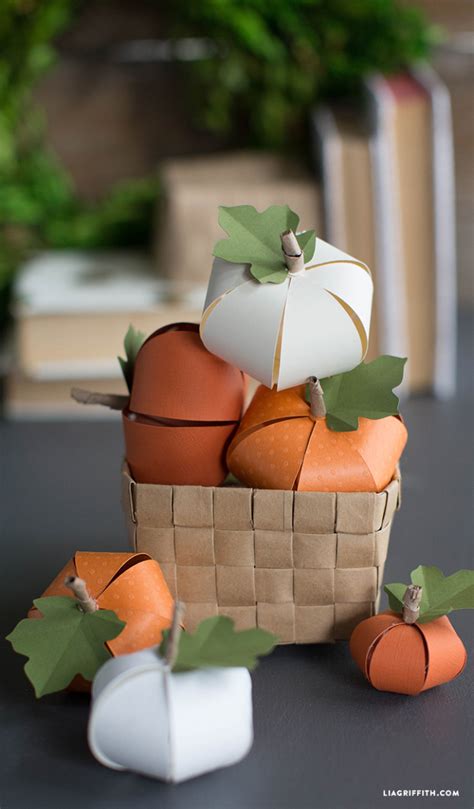 Diy Paper Pumpkin Lia Griffith