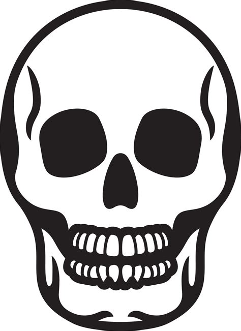 Simple Skull Icon 4791308 Vector Art At Vecteezy