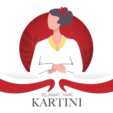 Premium Vector Selamat Hari Kartini Celebration Happy Kartini Day