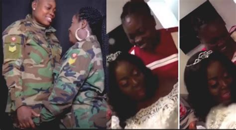 Alleged Ghana ‘military’ Lesbian Couple Who Just Married Has Been Detained And Facing Court Martial
