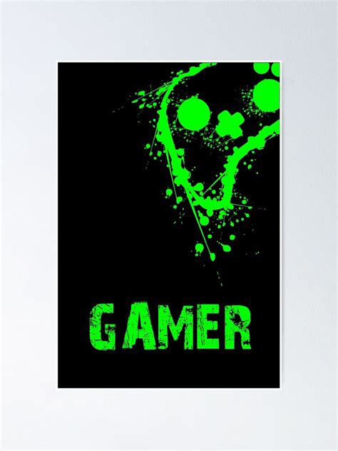 Gamer Poster For Sale By Chaoskandy Redbubble
