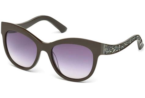 Swarovski Sunglasses Polarized Fashion Sun Glasses Swarovski Brown Women Sk 0110 48f