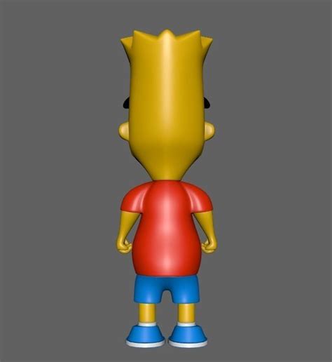 Simpsons Bart 3d Model 3d Printable Cgtrader
