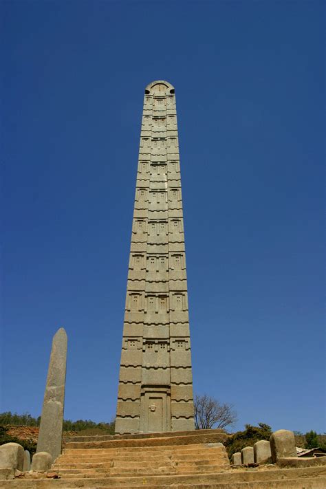 Aksum the ancient city with tombs & the largest megalithic obelisks in