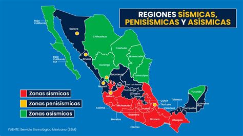 Zonas Sísmicas En México ¿en Qué Zonas Del País Tiembla Más Y Por Qué Uno Tv