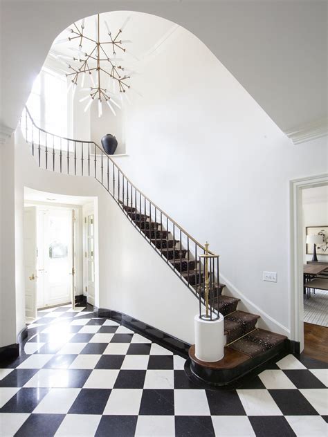 Black And White Checkered Floor Tiles The Pattern May Originate From