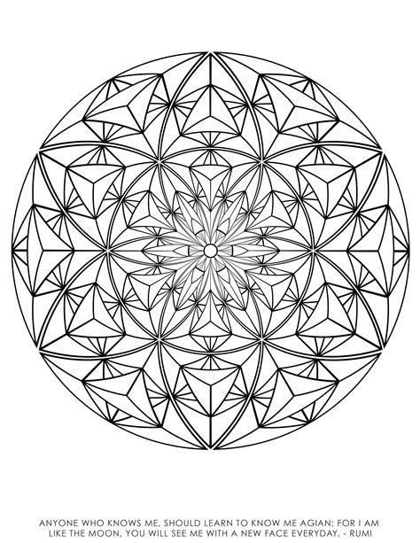 This comprehensive guidebook begins with recognizing shakti, a survey of the goddesses and their traditional attributes along with the origin and purpose of mandalas, yantras, and sacred geometry. Sacred Geometry Coloring Page - Coloring Home