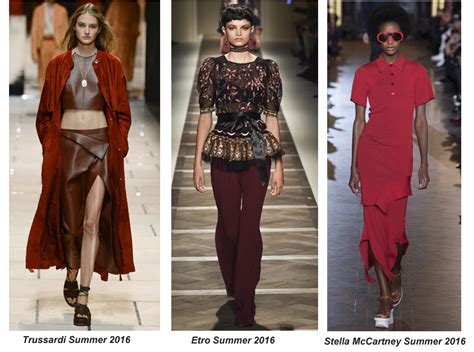 Burgundy Rules The Catwalks Wear This Late Summer Colour Now Fashion