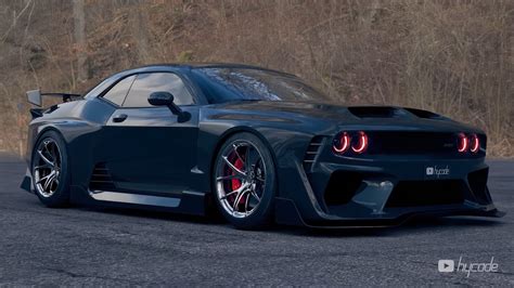 Dodge Challenger Demon Custom Wide Body Kit By Hycade Buy With Delivery