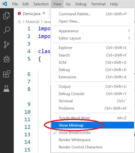 Visual Studio Code How To Disable Or Hide Scrollbar Minimap Stack