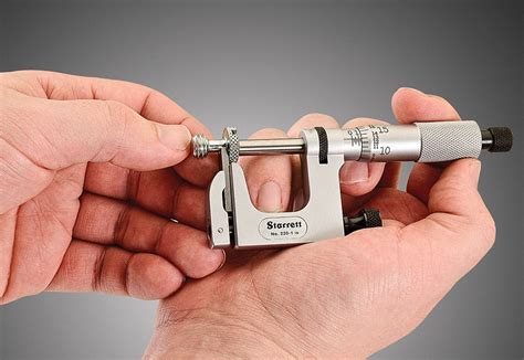 Starrett Digital Multi Anvil Micrometer Mechanical 0 In To 1 In Range
