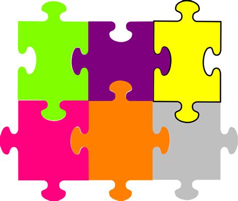 Puzzle Sztuki Pasują Do Siebie Darmowa Grafika Wektorowa Na Pixabay