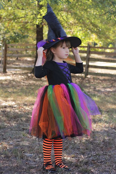 Witch Costume Diy Kids Tulle Witch Costume Diy Halloween Costumes