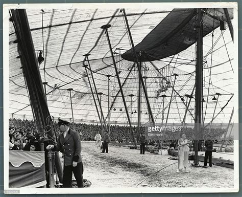 Interior View Of Barnum And Bailey Circus Under The Big Top Tent