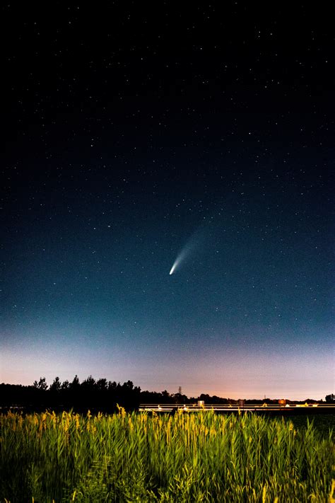 Comet Neowise Over M 6 Last Night Rgrandrapids
