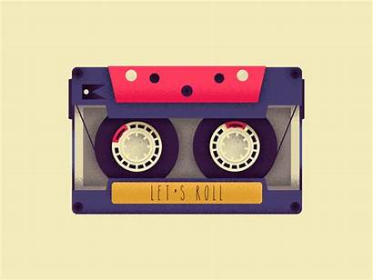 Tape Mp3 Cassette Roll Gifs Let Radio