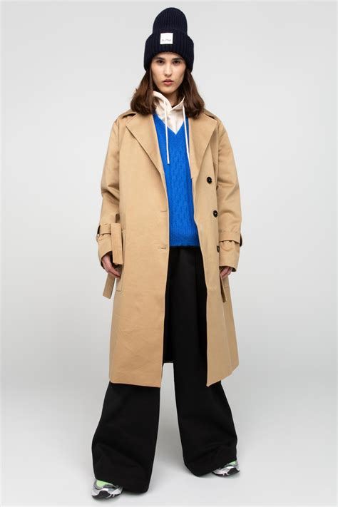 Beige Oversized Trench Coat Buffet Clothing