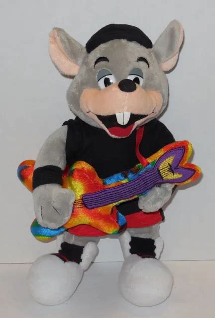 2009 Chuck E Cheese Rock Star 13 Guitar Play Plush Stuffed Toy 2250