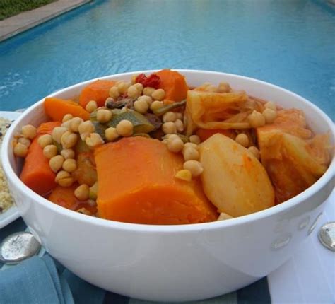 North african cuising and couscous. Couscous - a staple of North African cuisine. A beautiful ...