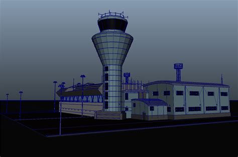 Air Traffic Control Tower 3d Model 3d Models World
