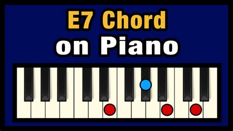 E Chord On Piano Free Chart Professional Composers